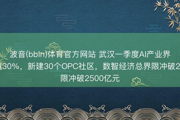 波音(bbin)体育官方网站 武汉一季度AI产业界限劲增超30%，新建30个OPC社区，数智经济总界限冲破2500亿元